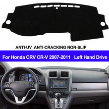 Taij-tapete de painel de carro, cobertura antiderrapante, anti-uv, para painel de carro, honda crv visual 2007 2008 2009 2010 2011 2024 - compre barato