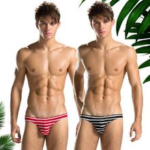 2 PCS/lot Free Shipping Men's Underwear Modal Striped Briefs Soft and Comfy Size M L XL 2024 - buy cheap