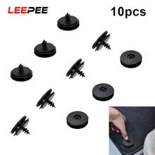 LEEPEE 10 piece Car Fastener Clips Floor Mat Plastic Buckle Antiskid Pad Fastener Skid Resistant Carpet Fixed Clamp Car-styling 2024 - buy cheap
