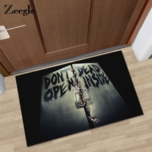 Zeeegle Doormat Welcome Entrance Mats Non-slip Carpet For Bathroom Kitchen Rug Absorbent Floor Mat Bedroom Bedside Rugs Foot Mat 2024 - buy cheap