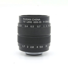 Venda quente preto 35mm f1.7 câmera fujian cctv lente para gh1 gf1 nex 3 5 2024 - compre barato