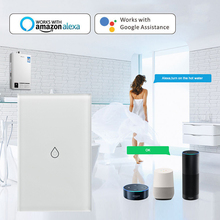 mart Life Tuya APP Remote Control WiFi Smart Boiler Glass Panel Switch Water Heater SAmazon Alexa Echo Google Home Voice Control 2024 - buy cheap