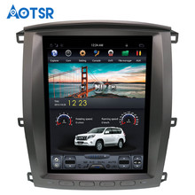 Android 7.1 Car Radio For TOYOTA LAND CRUISER LC100 2003-2007 headunit multimedia stereo tape recorder 4K Tesla style 2024 - buy cheap