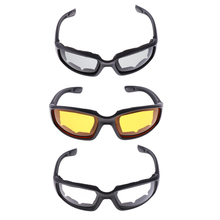 3 пары пвх ретро мотоциклетные ветрозащитные мягкие пенопластовые очки для верховой езды UV400 линзы мотоциклетные мужские очки желтый прозрачный дым 2024 - купить недорого
