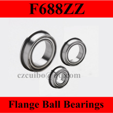 50pcs Flanged bearing F688 F688ZZ F688-2Z miniature flange ball bearings   size:8x16x5 mm 2024 - buy cheap