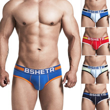 BSHETR Sexy Men Underwear Boxer U Convex Pouch Slip Cueca Male Panties Mens Gay Cotton Briefs Men's Underpant Man Brand Shorts 2024 - buy cheap