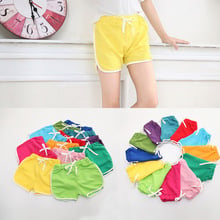 Summer Korean Candy Color Boys and Girls Children Hot Pants Baby Leisure Shorts 2024 - buy cheap