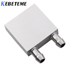 KEBETEME Water Cooler Primary Aluminum Water Cooling Block 40*40mm for Liquid Heat Sink System Silver Use For PC Laptop CPU GPU 2024 - buy cheap