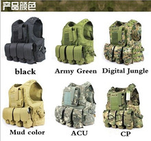 Hot New Militar Airsoft MOLLE Nylon Combate Paintball Tactical Vest CS Produtos exercício Frete Grátis 2024 - compre barato