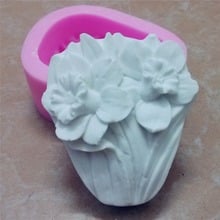 Great-Mold flor fresca DIY jabón molde decorativo pastel azúcar molde silicona moldes para jabón 2024 - compra barato