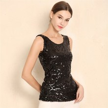 New Women Sexy Sequin Glitter Blouses Summer Casual Shirts Vintage Stree twear sleeves Tops 2024 - buy cheap