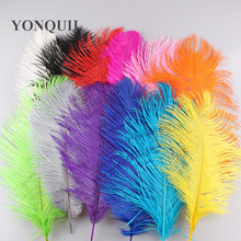 12 Color Available 10"-12"/25-30CM Ostrich Feathers Plumage Flapper Dresses For Wedding Part Decoration 100Pcs/Lot 2024 - buy cheap