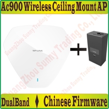 Ap inalámbrico de doble banda, punto de acceso WiFi para techo interior, AC900, 900Mbps, 2G + 5G, 802.11bgn, 11AC, con inyector PoE, Puerto RJ45 de 1000M 2024 - compra barato