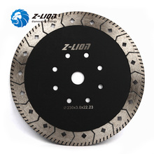 Z-LION 9 Inch Diamond Saw Blade Double Side Multi-Function Cutting Disc For Granite Stone Grinding Wheel 230mm Turbo Saw Blade 2024 - buy cheap