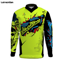 SPTGRVO LairschDan New Man Enduro Motocross Jersey Cycling off road Motorcycle Downhill Quick Dry MX Mtb shirt DH Bicycle Jersey 2024 - buy cheap