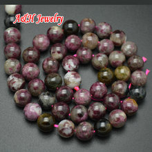 2 Strands Grade AA Natural Tourmaline 8mm Round Beads Mixed Red Color Semi-precious Stone DIY Beads 2024 - buy cheap