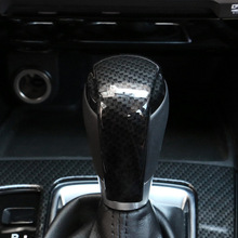 ABS Carbon fibre For MAZDA 3 AXELA 2014 2015 2016 2017 2018 Car gear shift lever knob handle cover Cover Trim car styling 2024 - buy cheap