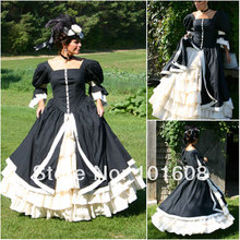 1860S Victorian Corset Gothic/Civil War Southern Belle Ball Gown Dress Halloween dresses  US 4-16 V-1212 2024 - buy cheap