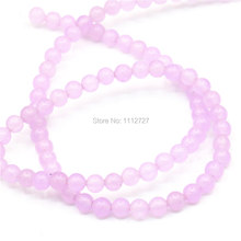 4-12mm Accessory Crafts Light Purple Tourmaline Loose DIY Round Beads Semi Finished Stones Jewelry Making Gifts Fitting Female 2024 - buy cheap