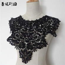 2Pcs 3Colors Fabric Venise Lace Beautiful Flower Applique Lace Collar DIY Craft  YL0124-1 2024 - buy cheap