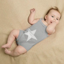 Summer Baby Clothes for Newborns Unisex Bodysuits Five Star Knit Toddler Girl Sleeveless Onesie Infant Boy Jumpsuits Kids Outfit 2024 - buy cheap