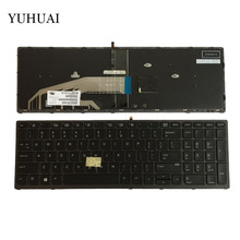 NEW for HP Zbook 15 G3 17 G3 Laptop KEYBOARD backlit with Pointer Glossy Frame US 2024 - buy cheap