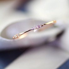 Tisonliz Изящные Простые милые CZ кольца для женщин Свадебные обручальные женские кольца на палец для дам очаровательные ювелирные изделия Anillos оптовая продажа 2024 - купить недорого
