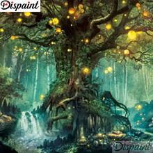 Dispaint Full Square/Round Drill 5D DIY Diamond Painting "Tree scenery" Embroidery Cross Stitch 3D Home Decor Gift A11229 2024 - buy cheap