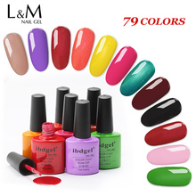 12 pcs lot Summer Color UV LED Nail Gel Polish 7.3 ml  79 color Nail Art Gel Varnish white fUnny bany and pink funny bany color 2024 - buy cheap