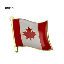 Canada flag pin lapel pin badge 10pcs a lot Brooch Icons KS-0083 2024 - buy cheap