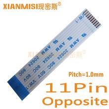 11Pin Flexible Flat Cable FFC  Opposite Side 1.0mm Pitch AWM 20624 80C 60V  Length 5cm 8cm 10cm 15cm 20cm 25cm 30cm 35cm 5PCS 2024 - buy cheap