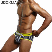 JOCKMAIL Brand men underwear sexy briefs High quality cotton Cueca Gay Sleepwear male underpants slip gay underwear men shorts 2024 - buy cheap