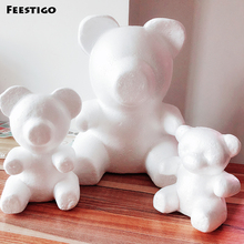 1pcs 160mm Modelling Polystyrene Styrofoam Foam Bear White DIY Craft Balls Wedding Valentine's Day Birthday Party Supplies Gifts 2024 - buy cheap