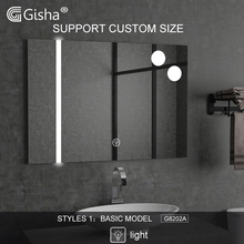 Пользовательский размер, умное зеркало с подсветкой, bluetooth, светодиодный, зеркало с подсветкой, противотуманное зеркало для ванной, зеркало для макияжа 2G8202 2024 - купить недорого