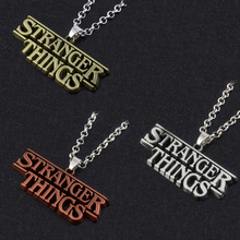 Movie Stranger Things Letter Necklace Alphabet Light Wall Monster 11 Pendant Necklaces Women Men Halloween Cosplay Jewelry 2024 - buy cheap