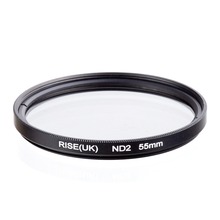 RISE (RU)-filtro de densidad neutra ND2 para todas las lentes de cámara, 55mm, gran oferta 2024 - compra barato