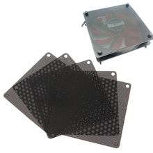 5PCS PVC Fan Dust Filter PC Dustproof Case Cuttable Computer 90mm Mesh Black 2024 - buy cheap