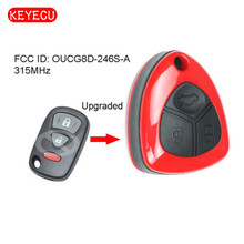 Keyecu-mando a distancia de repuesto actualizado, 3 botones para Suzuki XL7 Grand Vitara Aerio 2005-2007 Fob FCC ID: OUCG8D-246S-A 2024 - compra barato