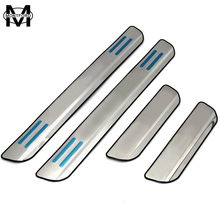 Stainless Steel Door Sill Protector Pedals Scuff Plate Guards Covers For Mitsubishi Outlander 2013 2014 2015 2016 2017 2024 - buy cheap