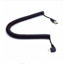 Cable Right Angled 90 degree USB 2.0 Micro Male to A Type Male Stretch Data Cable 3m 10ft For Tablet 300cm 2024 - compre barato