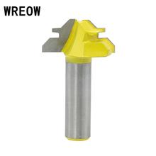 WREOW 45 Degree Router bit Miter Router Drill Bit Trimmer Milling Joint Tenon Woodwork  Round Shank Coated Milling Cutter Tools 2024 - buy cheap