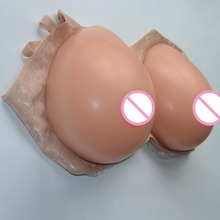 New 1Pair Top Quality Silcone Breast Form 4100g Artificial Fake Matectomy Boobs Enhancer With Strap 2024 - buy cheap
