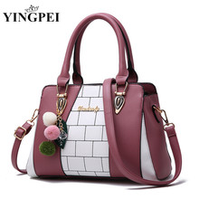 Yingmei bolsas femininas de couro pu, para mulheres, de luxo, designer, bolsa de mão de couro, para moças, bolsa de ombro mensageiro, com borla 2024 - compre barato