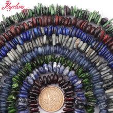 2x10-4x12mm Freeform Diopside,Kyanite,Lapis Tiger,Garnet Natural Stone Beads For Necklace DIY Jewelry Making 15" Free Shipping 2024 - buy cheap