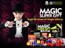 50 Kinds Magic Play with DVD Teaching Professional Magic Tricks Stage Close Up Magic Prop Gimick Cards Kid Child Puzzle Toy 2024 - buy cheap