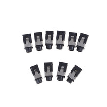 Conector de Audio hembra PJ321 de 3,5mm, conector SMT de 4 pines, Conector de auriculares PJ-321, Conector estéreo de montaje PCB, 10 unids/lote 2024 - compra barato