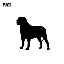 Yjzt adesivo vinil com padrão de cachorro, decalque autocolante de carro preto/prata 9.5cm * 9.5cm 2024 - compre barato