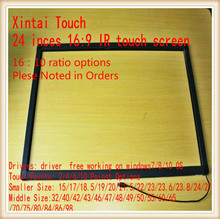 24 inch 2 points infrared IR Multi Touch screen /Frame / Overlay / Panel with fast shipping 2024 - buy cheap