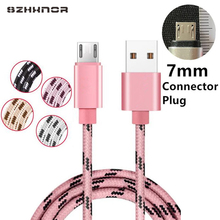 0.25/1/2/3 medidor micro usb carregador rápido para xiaomi redmi 5 plus/nota 4x/s2 blackview a7/a20/a30/bv6000 leagoo kiicaa fio de alimentação 2024 - compre barato