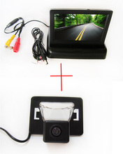 Color CCD Car Rear View Camera for Mazda 5,with 4.3 Inch foldable LCD TFT Monitor 2024 - buy cheap